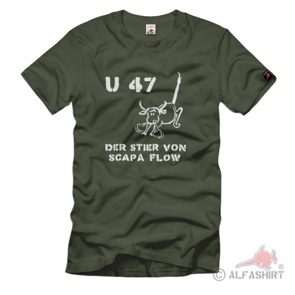 Uboot U47 Turmwappen Marine WK Typ Vii B - T Shirt #2199