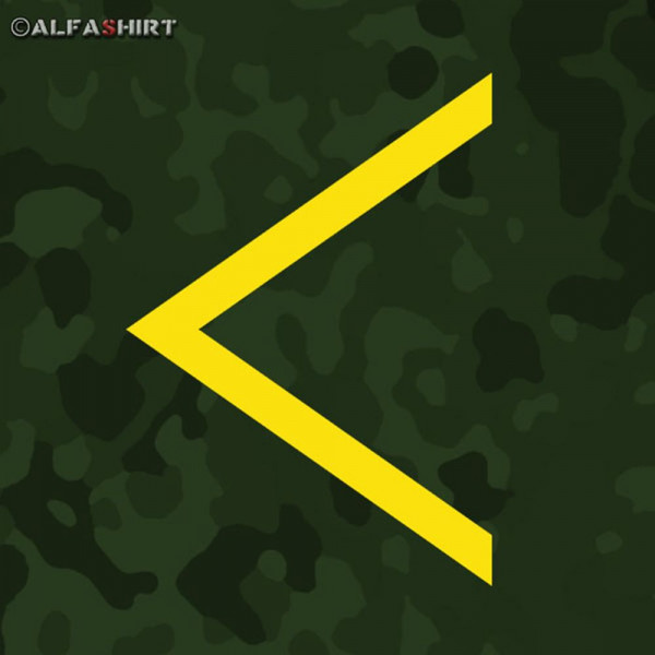 Aufkleber/Sticker Dreieck Erkennung Kosovo Force Taktisches Zeichen 10x7cm #A543