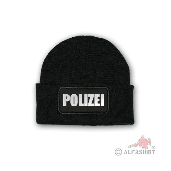 Mütze / Beenie Polizei Reflektierend Winter Mütze Kälteschutz Dienst #30208