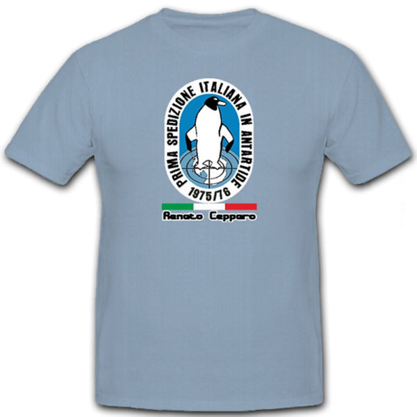 Prima spedizione italiana in Antartide erste italienische - T Shirt #12887