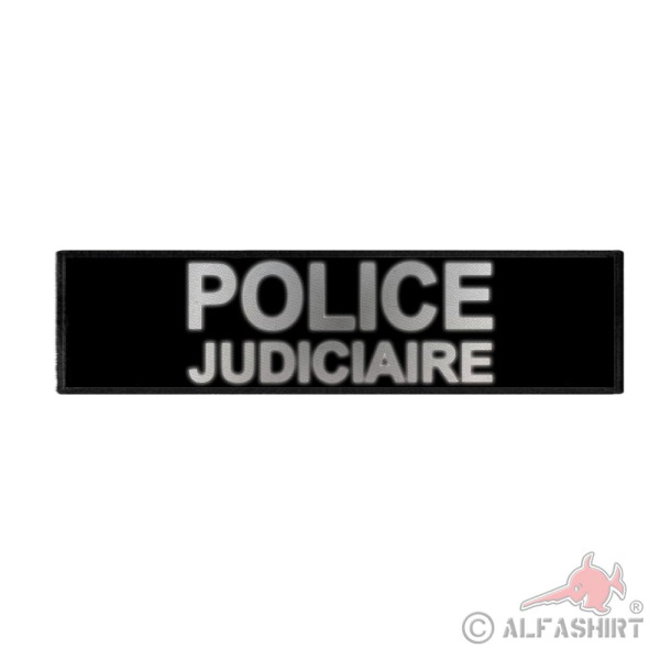 Patch Court Police France Police Paris Velcro Uniform 28 x 7cm # 36988