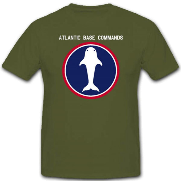 Atlantic Base Commands Us Army Versorgung Wappen Abzeichen Wk - T Shirt #3081