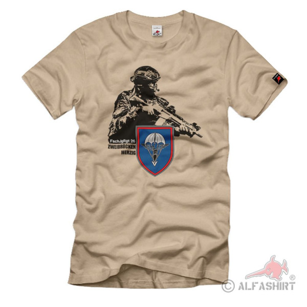 FschJgRgt 26 Soldat Paratrooper Regiment Zweibrücken Merzig EGB T-Shirt # 37397
