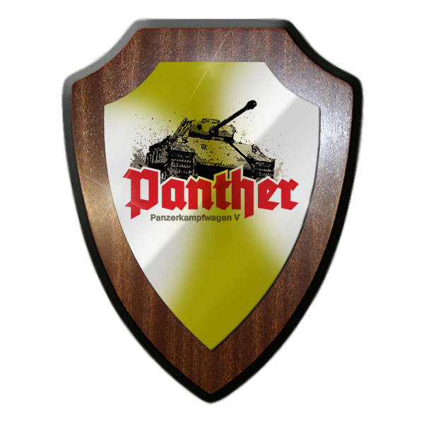 Heraldic shield Panzerkampfwagen Panther coat of arms Bundeswehr military emblem # 20215