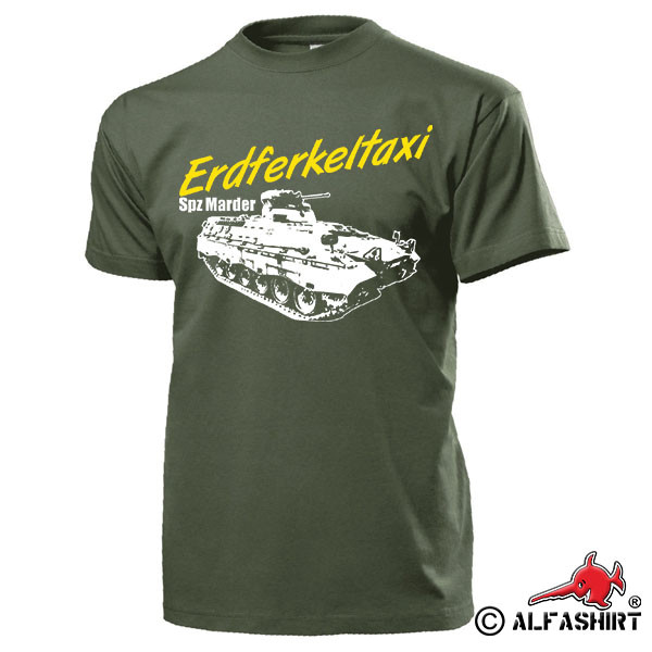 Erdferkeltaxi SPz Marder Schützenpanzer Spitzname BW Grenni - T Shirt #15549