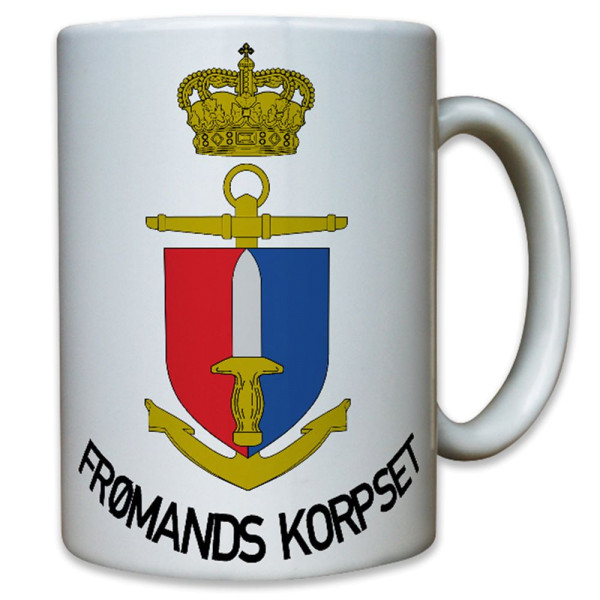 FRØMANDSKORPSET Dänische Kampfschwimmer Militär Marine Wappen - Tasse #12470