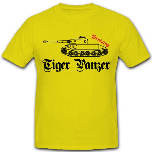 Tiger Prototyp Fahrzeug Panzerkampfwagen Wh Heer Panzer - T Shirt #2784