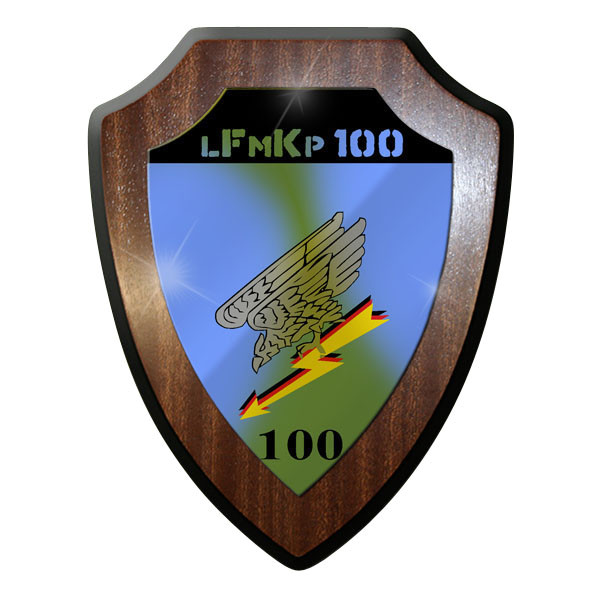 Wappenschild / Wappen - Leichte Fernmelde Kompanie lFmKp 100 Abzeichen #8973