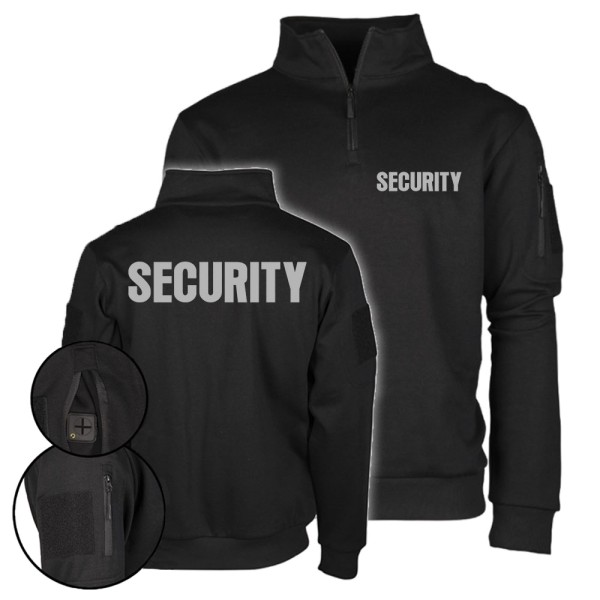 REFLECTIVE Tactical Sweater SECURITY Reflex Print Security Service # 37751