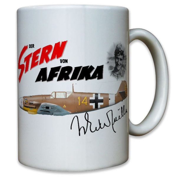 Der Stern Von Afrika Luftwaffe Gelbe 14 Unterschrift Hans Joachim - Kaffee #7796