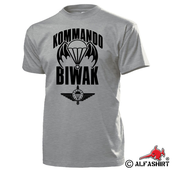 Kommando Biwak European Paratrooper EMFV Fallschirmjäger Klatovy T Shirt #17308