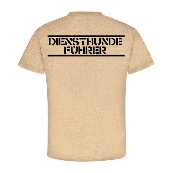 Bundeswehr Wappen Schäferhund Dienst Führer - T Shirt #3461