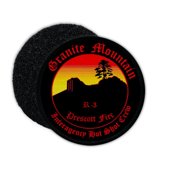 9cm Patch Granite Mountain Interagency Hotshot Crew Fire R-3 Logo Arizona #33295