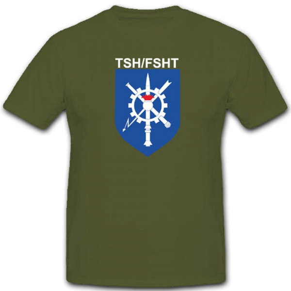 Technische Heeres Fachschule Technik Tsh Fsht Bundeswehr T Shirt #3335