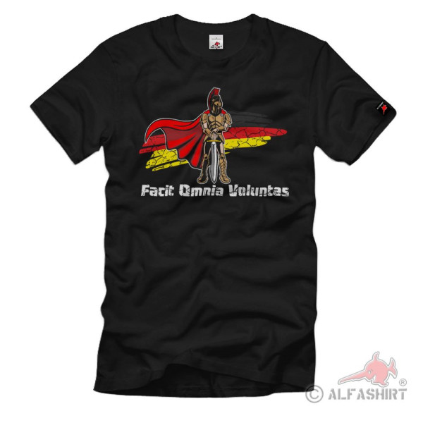 Facit Omnia Voluntas KSK Bundeswehr Unit Special Company T-Shirt #40673