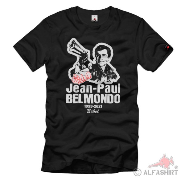 Jean-Paul Belmondo Action Hero France TV Movie Legend - T Shirt # 38261