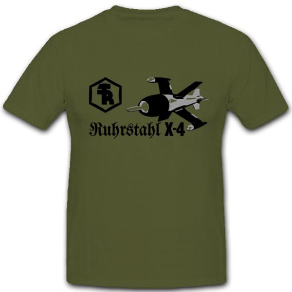 Ruhrstahl X-4 Wk Flugzeuge Luftwaffe Militär Deutschland Prototyp T Shirt #3020