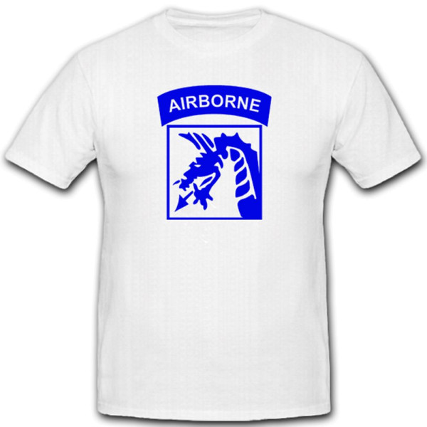 Airborne Fallschirmjäger Wappen Abzeichen Us-Army Drachen - T Shirt #2922
