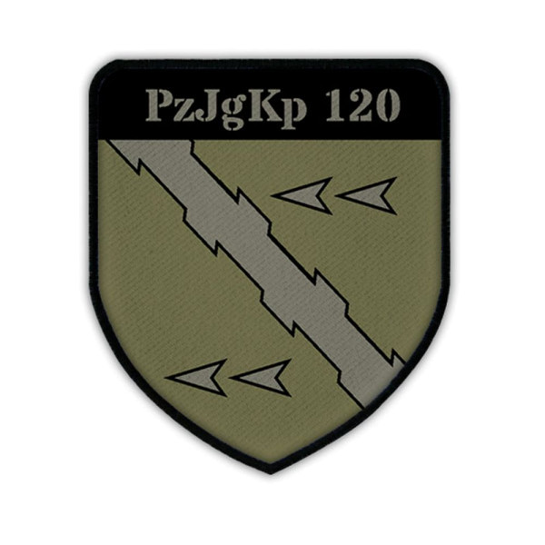 Patch / Aufnäher - PzJgKp 120 Panzerjägerkompanie Bundeswehr Deutschland #14213