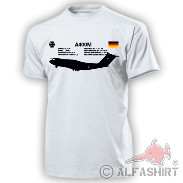 A400M A400 M Bundeswehr Luftwaffe BW Cross Airplane Transport - T Shirt # 18118