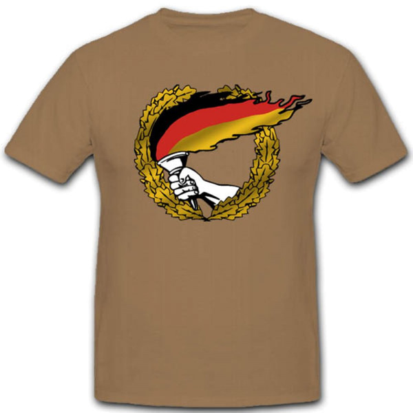 Flagge Brd Republik Deutschland Fahne Fackel Germania Heimat - T Shirt #3086