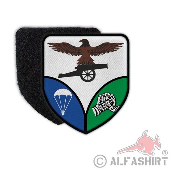 Patch LLArtBttr 9 Luftlande Artilleriebatterie 9 AMF Bundeswehr coat of arms # 34192