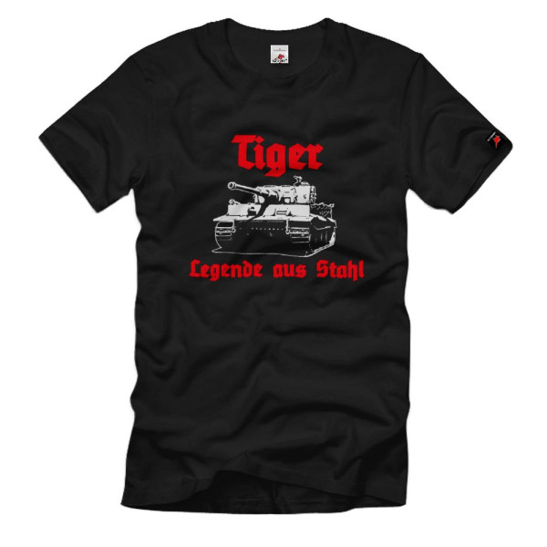 Tiger Legende aus Stahl Panzer Panzerkampfwagen VI Deutschland - T Shirt #13249