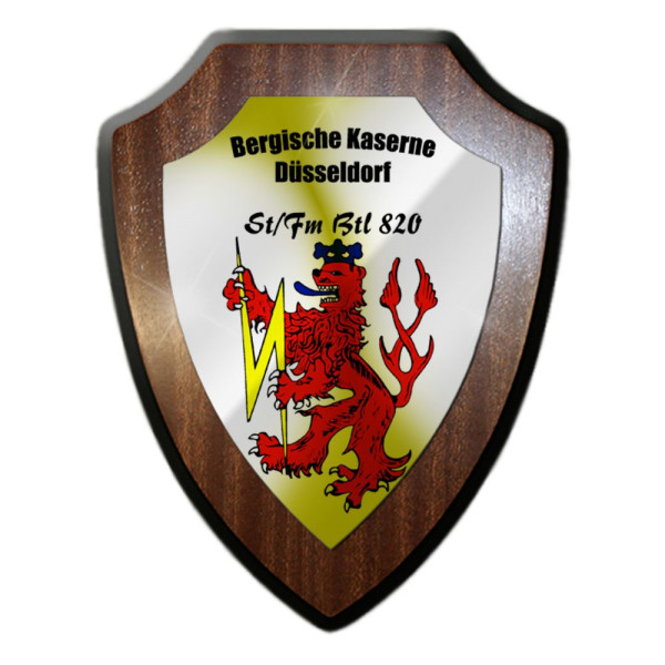 Wappenschild St-Fm Btl 820 Bergische Kaserne Düsseldorf Hubbelrath #33038