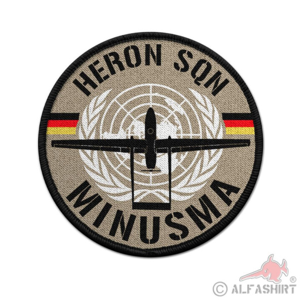 Patch 9cm Heron SQN MINUSMA Mali Bundeswehr UN Einsatz Abzeichen #36756