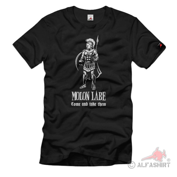 Molon Labe - Come and take them Sparta Leonidas Krieger Soldat T-Shirt#37826