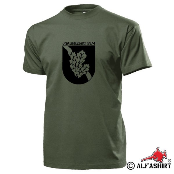 JgAusbZentr 53 4 Hunter Training Center Hunter Coat of Arms Badge T Shirt # 15430