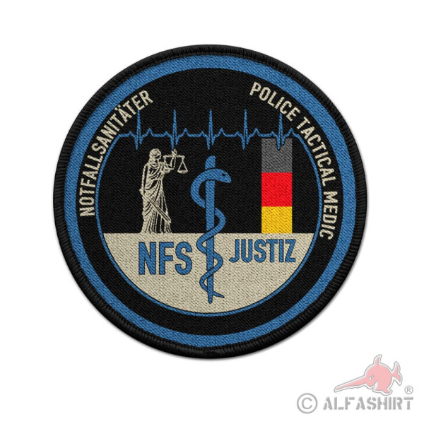 Patch Paramedic Justice Velcro Uniform Badge NFS notSan #39357