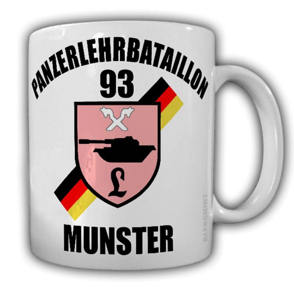 Tasse PanzerLehrBataillon 93 PzLehrBtl Munster Bundeswehr Wappen Abzeichen#24443