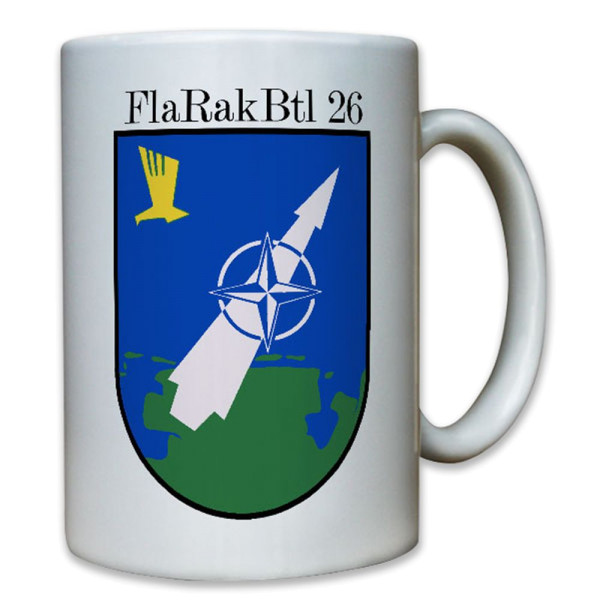 FlaRakBtl 26 Flugabwehrraketenbataillon Bataillon Bundeswehr Bw - Tasse #8296