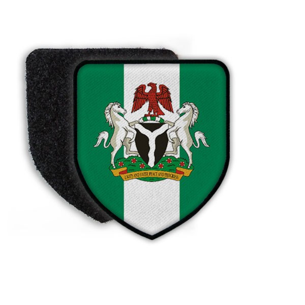 Patch Landespatch Nigeria Abuja Buhari Naira Englisch Landeswappen Flagge #21953