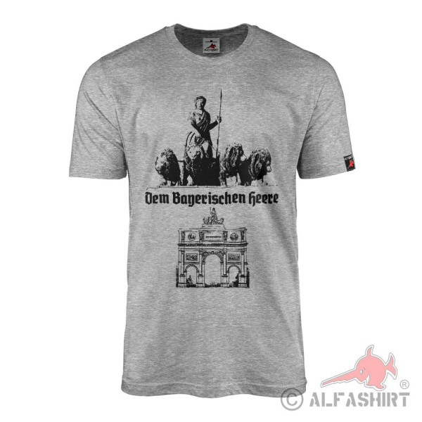 Victory Gate Munich Triumphal Arch Dem Bavarian Army T-Shirt #6272
