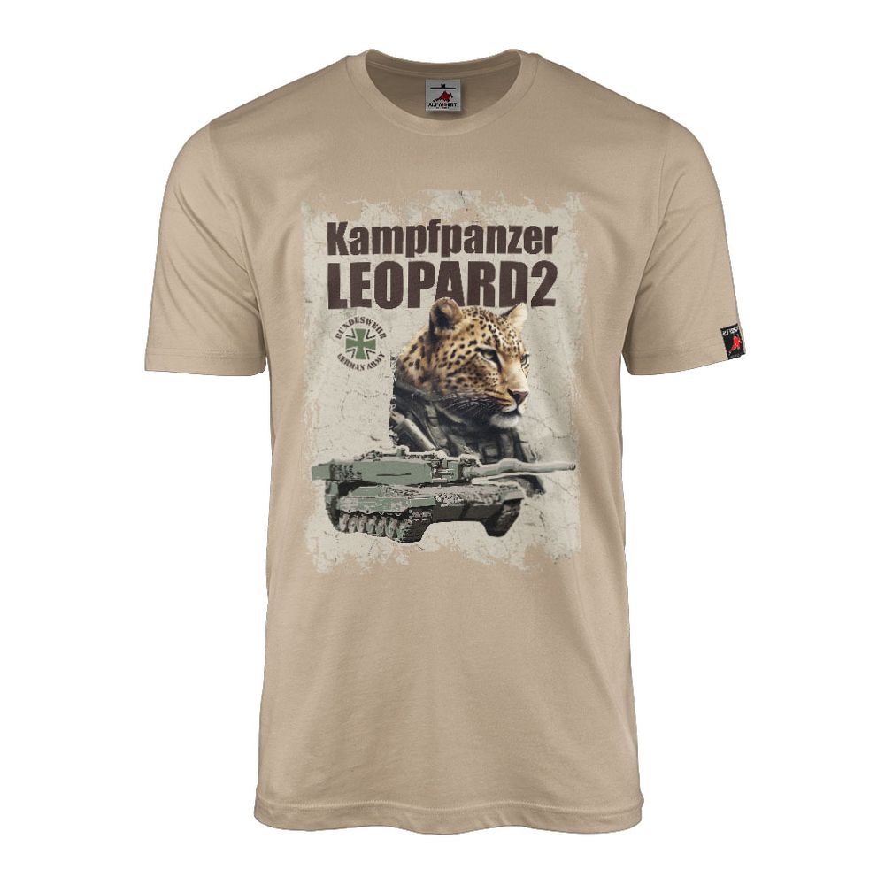 T-Shirt Kampfpanzer Leopard 2 KFOR Kosovo NATO ISAF Afghanistan