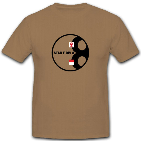 Stabs Feld Division 8 Schweizer Armee Wappen Abzeichen - T Shirt #3742