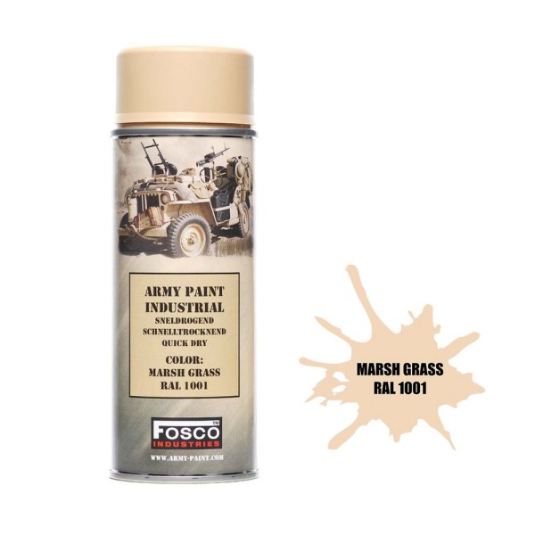 RAL 1001 Sand Yellow WH Africa Corps Ivory Beige Desert Lacquer Color Spray # 34593