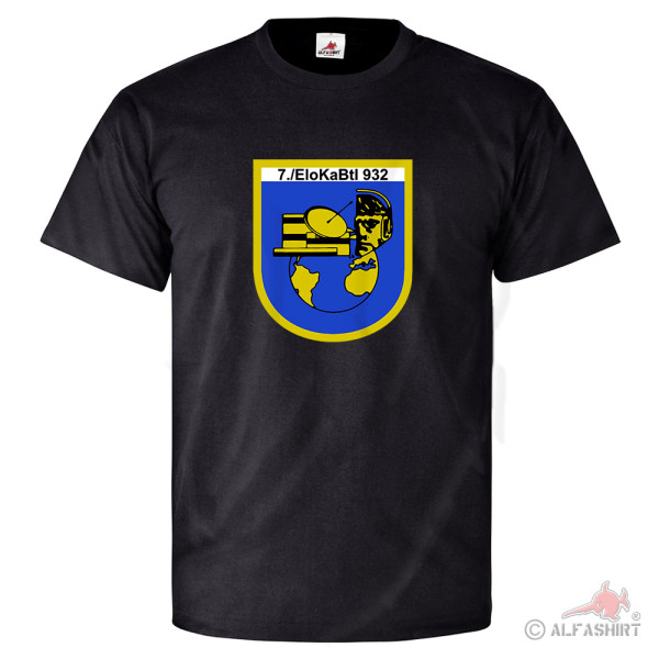 7 EloKaBtl 932 Bataillon Elektronische Kampfführung EloKa - T Shirt #25762