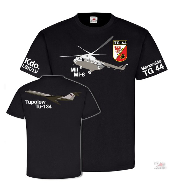 TG 44 Tu 134 Mi 8 Wappen Abzeichen Flugzeug Einheit Transport - T Shirt #25697