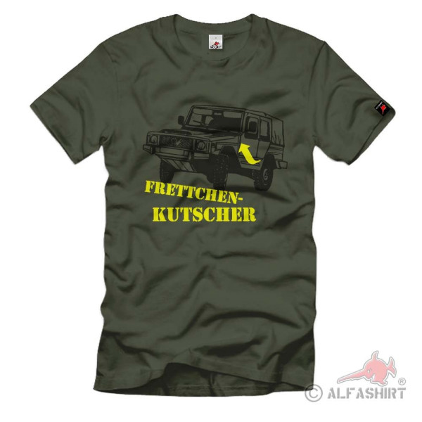Frettchen Kutscher Iltis Typ 183 Militärfahrzeug Bundeswehr T Shirt #265