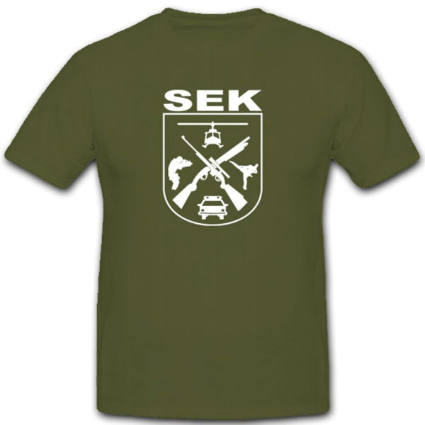 Spezialeinsatzkommando Polizei Abzeichen Emblem Spezialeinheit - T Shirt #3874