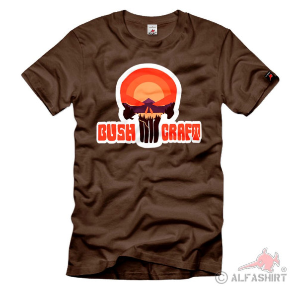 Bushcraft RETRO Wandern Outdoor Bekleidung Skull Survival T-Shirt#38867