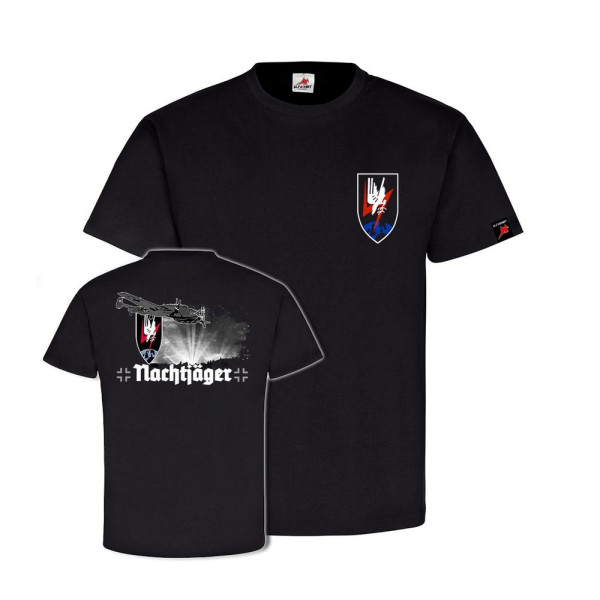 Nachtjäger Wappen Nachtjagdgeschwader 2 NJG 2 Militär Wappen T-Shirt #31807