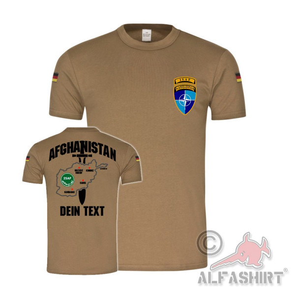 BW Tropic Afghanistan Veteran Contignet Bundeswehr Company T-Shirt # 39846