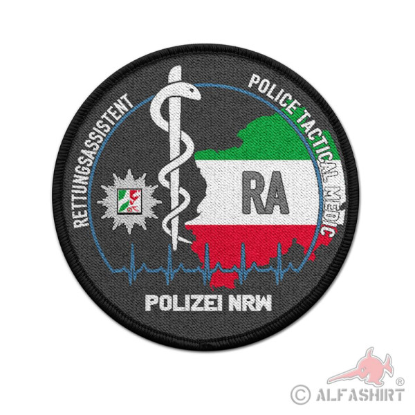 Patch Rund RA NRW Police Paramedic Paramedic Medical Service # 38121