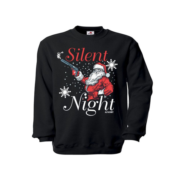 Sweater Silent Night X-Mas Silent Night Muffler Gun PPK # 32674