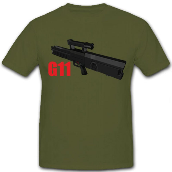 G11 Sturmgewehr Gewehr hülsenlose Munition Kaliber Bundeswehr Bw - T Shirt #8773