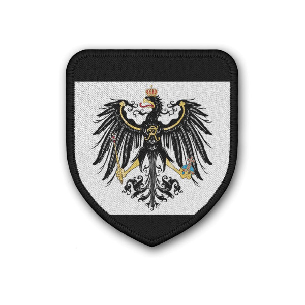 Patch Preußen Fahne Flagge Adler Deutschland Germany Aufnäher Alter Fritz #20433